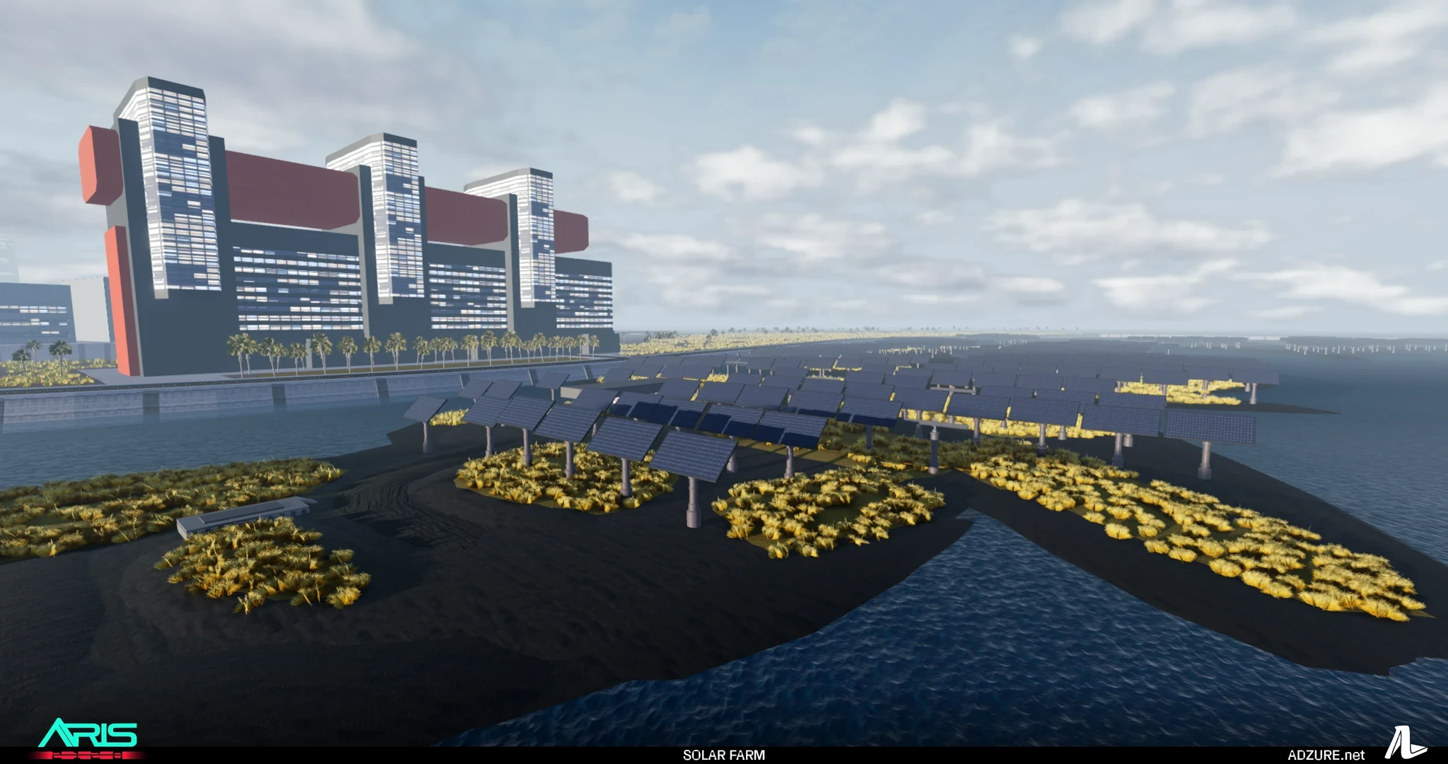 Shot of the Solar Farm for ARIS 2120